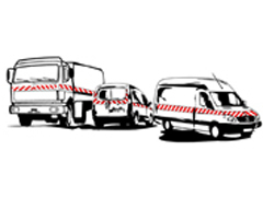 Kfz-Warnmarkierungen Kfz-Warnmarkierungen